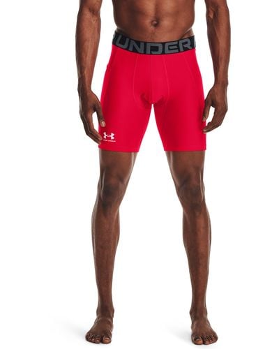 Under Armour Heatgear® Compression Shorts - Red