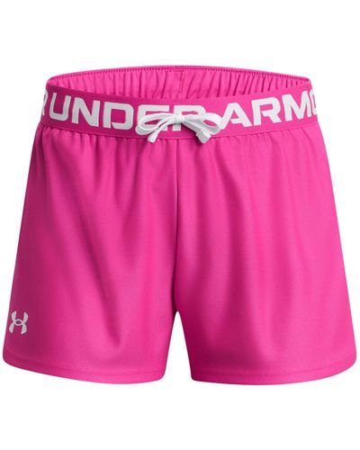 Under Armour Mädchen shorts play up - Pink