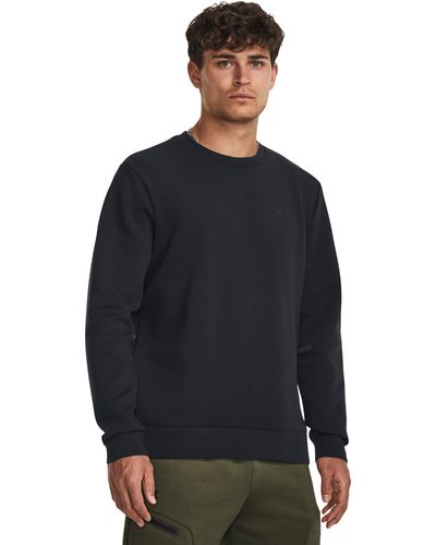 Under Armour Maglia unstoppable fleece crew - Nero