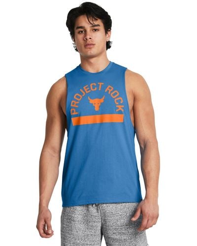 Under Armour Project Rock Payoff Graphic Sleeveless - Blue