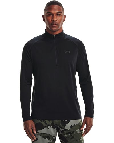 Under Armour Tech 2.0 1/2 Zip Black/ Charcoal - Nero