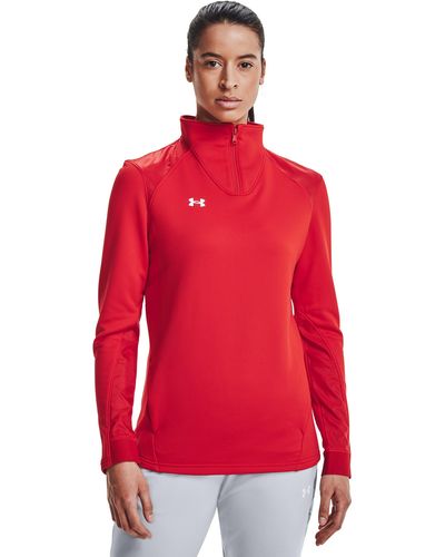Under Armour Ua Command 1⁄4 Zip - Red