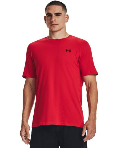 Under Armour Ua Left Chest Lockup T-shirt - Red