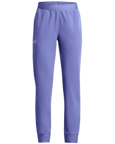 Under Armour Armoursport gewebte jogginghose für mädchen starlight / celeste ylg (149 - 160 cm) - Blau