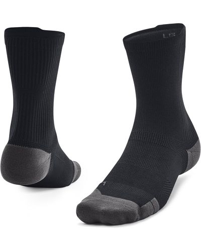 Under Armour Ua Iso-chill Armourdry Mid-crew Socks - Black