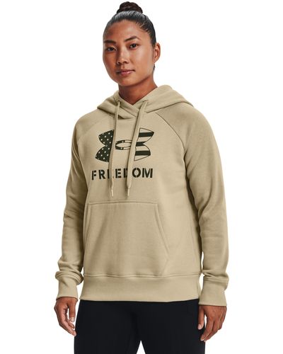 Under Armour Ua Freedom Rival Hoodie - Brown