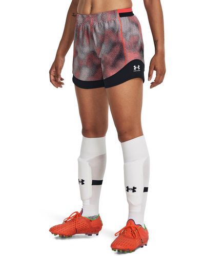 Under Armour Challenger pro shorts mit print für beta / weiß l - Rot