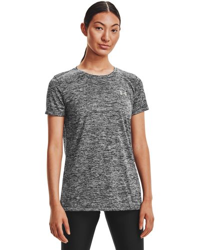 Under Armour 1351556-001_SM, T-Shirt aux Femmes, Multicolore, S