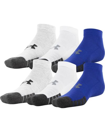 Under Armour Ua Performance Tech Low Cut Socks 6-pack - Blue