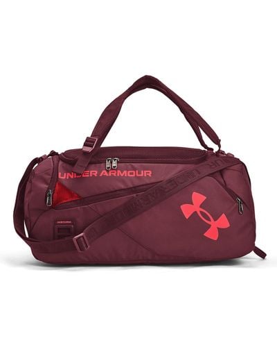 Under Armour Ua Contain Duo Sm Backpack Duffle - Red