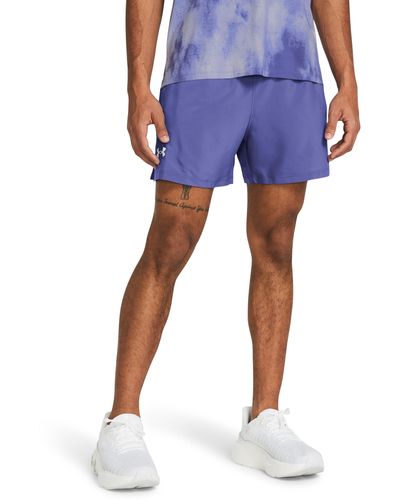 Under Armour Herenshorts Launch 13 Cm - Paars