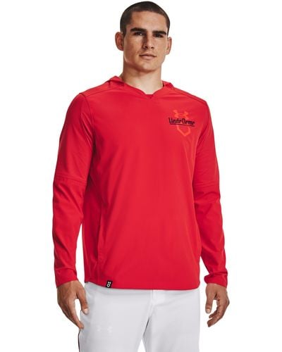 Under Armour Ua Hooded Cage Jacket - Red