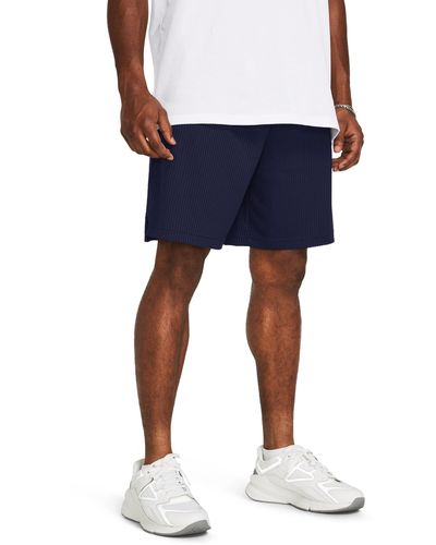 Under Armour Rival Waffle Shorts - Blue
