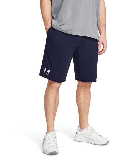 Under Armour Rival shorts aus french terry - Blau