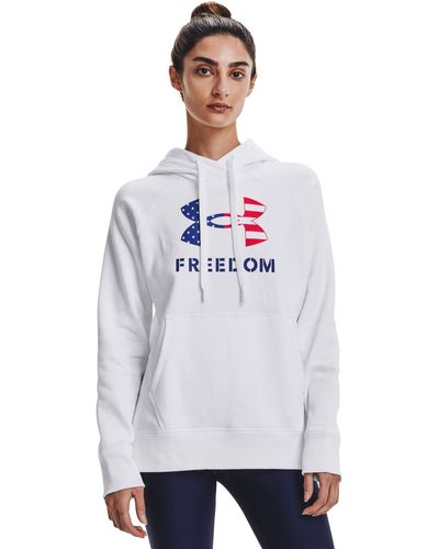 Under Armour Ua Freedom Rival Hoodie - White