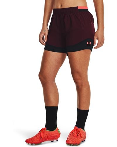 Under Armour Damesshorts Challenger Pro - Rood