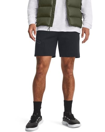 Under Armour Unstoppable fleece-shorts für - Schwarz