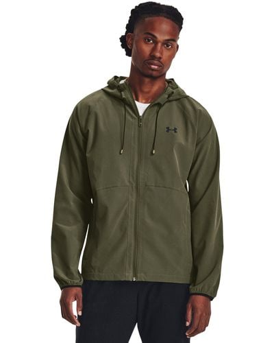 Under Armour Giacca stretch woven windbreaker - Verde