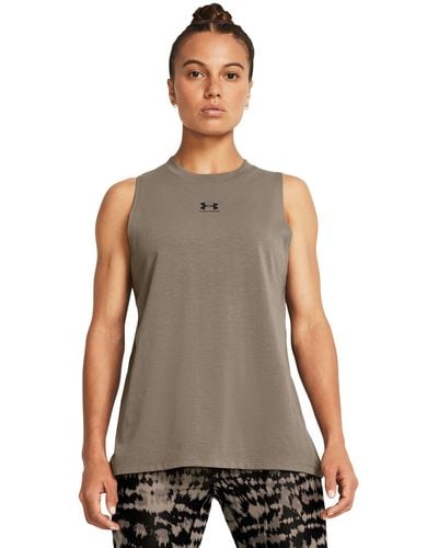 Under Armour Rival Muscle Tank - Grey