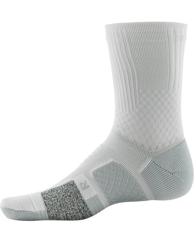Under Armour Project Rock Armourdry Playmaker Mid-crew Socks - Grey