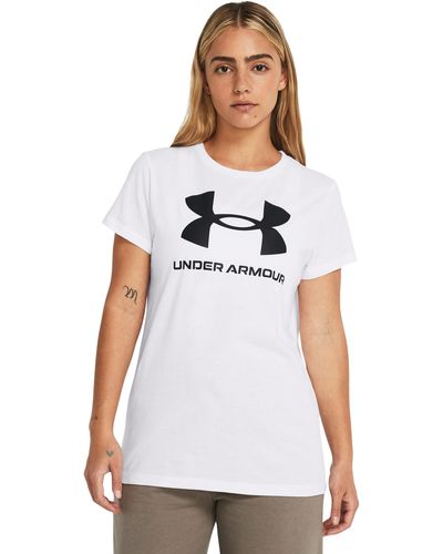 Under Armour Live Sportstyle Graphic Ssc T-shirt - White