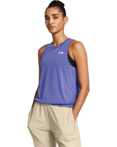 Under Armour Launch Trail Tank - Blue