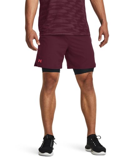 Under Armour Ua Vanish Woven 6" Shorts - Red