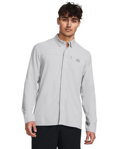 Under Armour Ua Fish Pro Chill Hoodie in Gray for Men