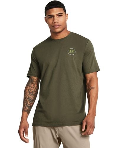 Under Armour Ua Freedom Bass T-shirt - Green