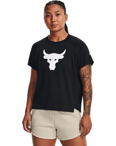 Under Armour Project Rock Bull Short Sleeve - Black