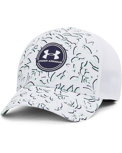 Under Armour Cappello iso-chill driver mesh - Bianco