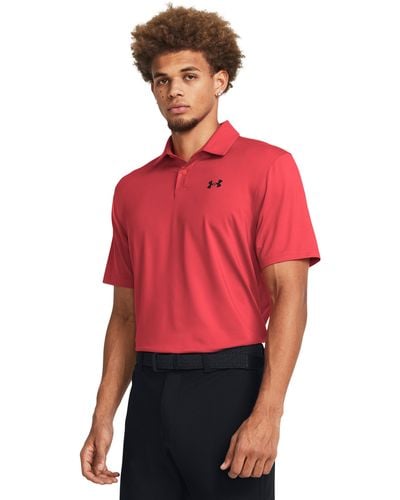 Under Armour Tee to green poloshirt - Rot