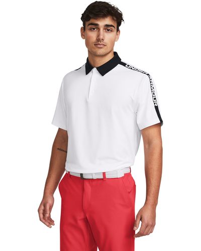 Under Armour Polo playoff 3.0 striker - Rouge