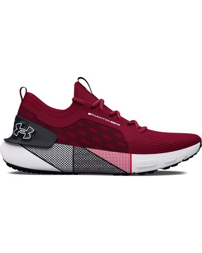 Womens red under armour shoes hotsell