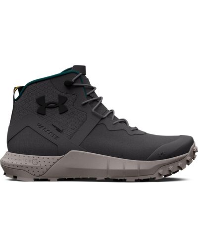 Under Armour Ua Micro G® Valsetz Trek Mid Leather Waterproof Tactical Boots - Black