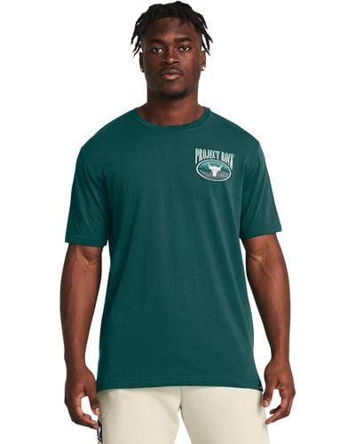 Under Armour Project Rock Day Graphic Short Sleeve - Green