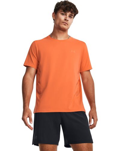 Under Armour Camiseta de manga corta iso-chill laser heat - Naranja