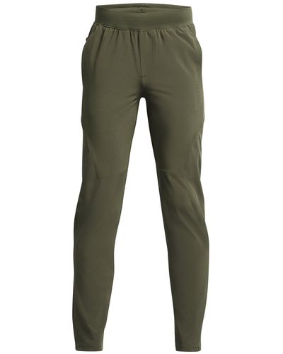 Under Armour Pantaloni unstoppable tapered - Verde