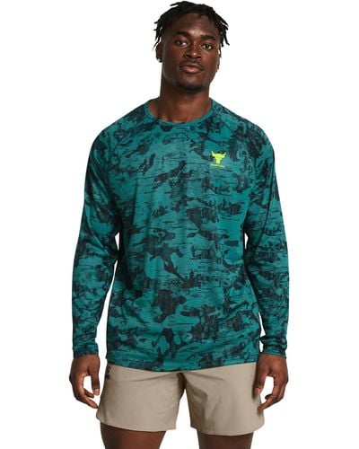 Under Armour Project Rock Iso-chill Long Sleeve - Green