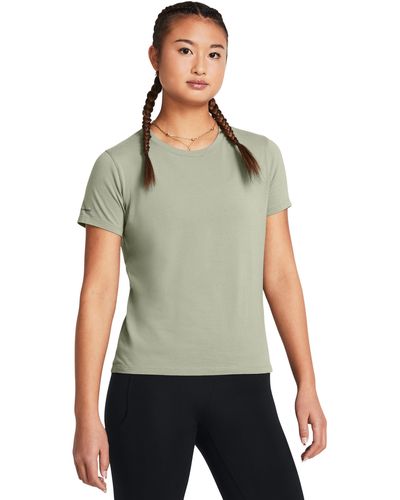 Under Armour Ua Icon Charged Cotton® Short Sleeve - Green