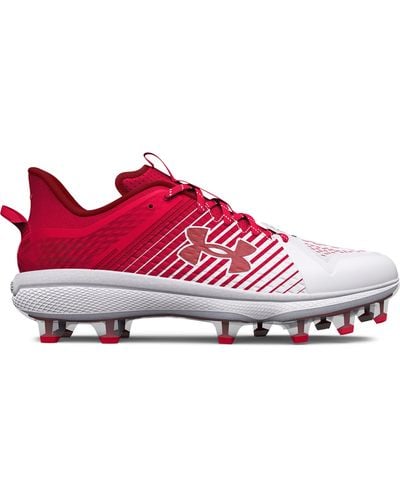 Under Armour Ua Yard Low Mt Tpu Baseball Cleats - Red