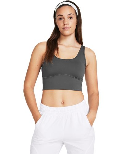 Under Armour Meridian Fitted Crop Tank - Grey