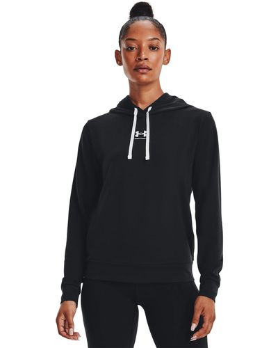 Under Armour Rival hoodie aus french terry - Blau