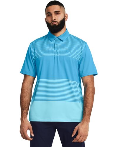 Under Armour Herenpolo Playoff 3.0 Stripe - Rood