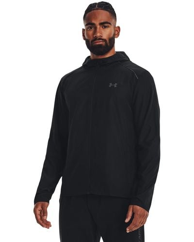 Under Armour Giacca storm run hooded - Blu