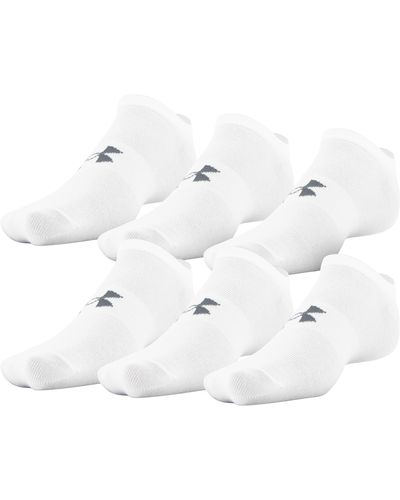 Under Armour Ua Essential Lite 6-pack Socks - White