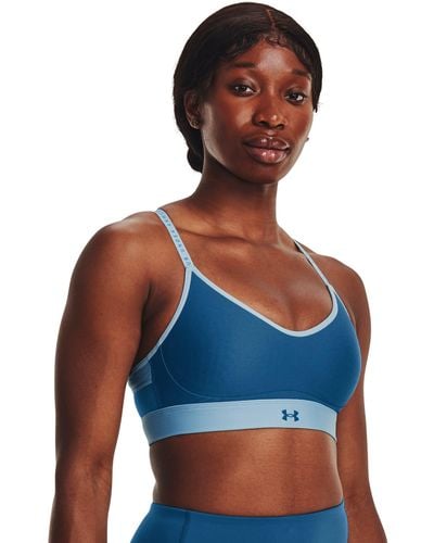 Under Armour Infinity Low Covered Sports Bra - Blue