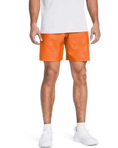 Under Armour Herenshorts Woven Emboss - Rood