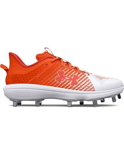 Under Armour Ua Yard Low Mt Baseball Cleats - Red