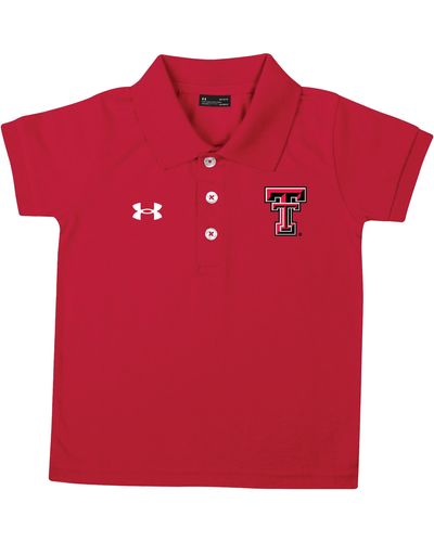 Under Armour Toddler Ua Collegiate Polo - Red